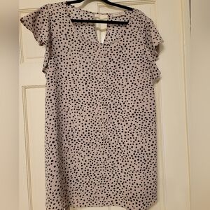 Polka Dot Tunic Top Maternity